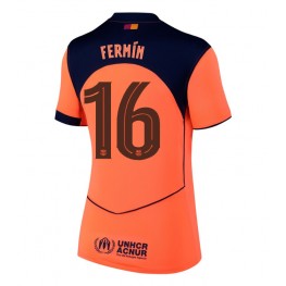 Barcelona Fermin Lopez #16 Derde tenue Dames 2025-26 Korte Mouw